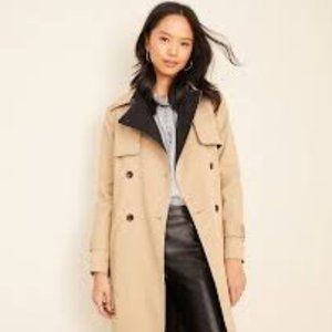 Ann Taylor Two Tone Trench Coat